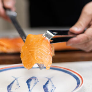 Salmón ahumado precortado - Plancha al vacío